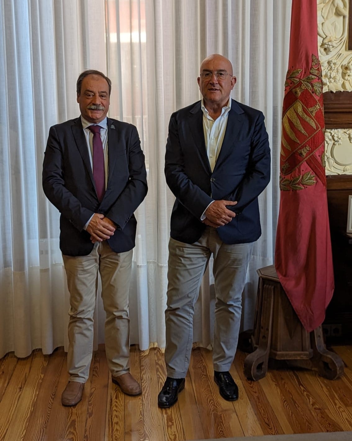 El nuevo alcalde de Valladolid recibe a ingenierosVA y refrenda el apoyo del Ayuntamiento a la ingeniería y la industria